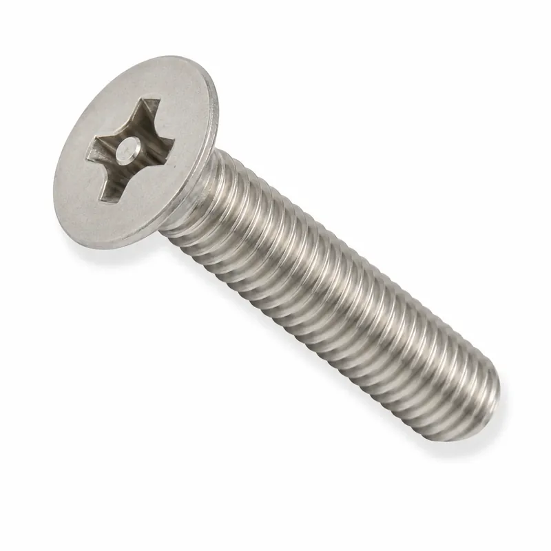 1/4-20 X 1" Tamper Resistant Machine Screws Flat Head Pin-In Phillips Drive 18/8 Stainless Steel (100 / Pkg.) Big Sale