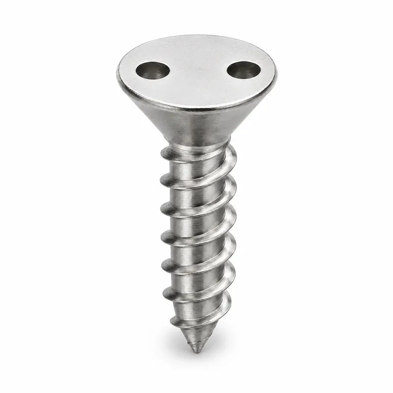 Flash Sale 12 X 1-1/2" Tamper Resistant Sheet Metal Screws Flat Head Spanner Drive 18/8 Stainless Steel (100 / Pkg.)
