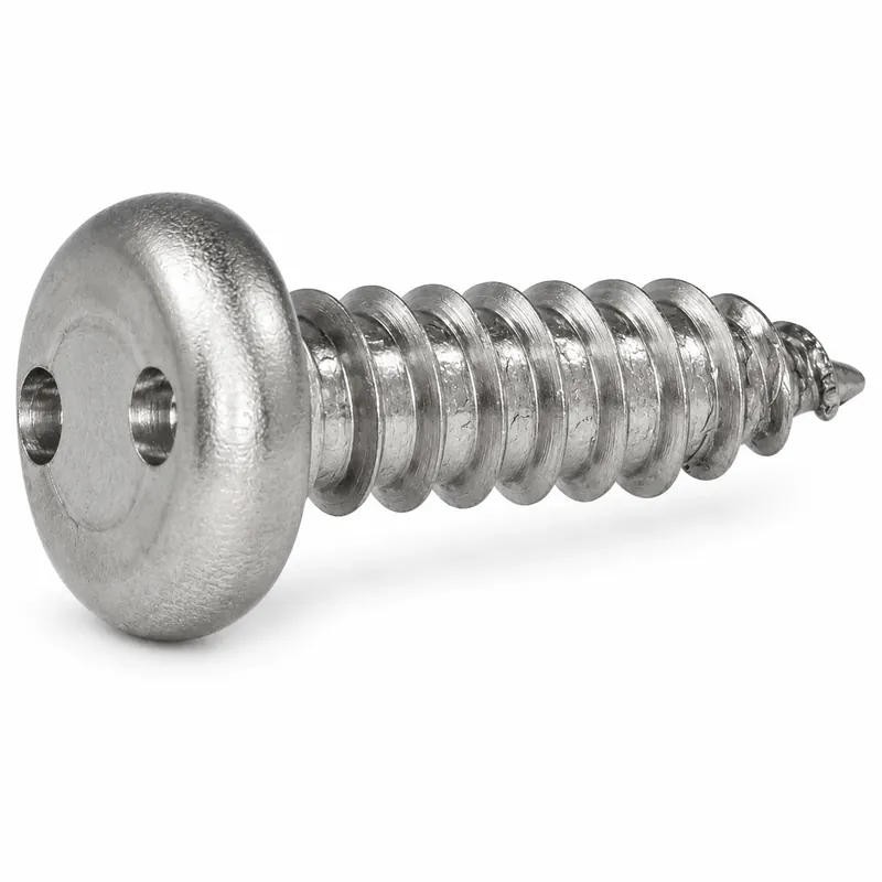 Final Sale 12 X 1-1/4" Tamper Resistant Sheet Metal Screws Pan Head Spanner Drive 18/8 Stainless Steel (100 / Pkg.)