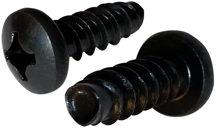 [10000 BULK] Thread Rolling Screws Phillips Pan Head Steel Black Zinc & Waxed Tri-Lobe 48-2 4-20 X 5/8 Plastite Screws Alternative Holiday Sale