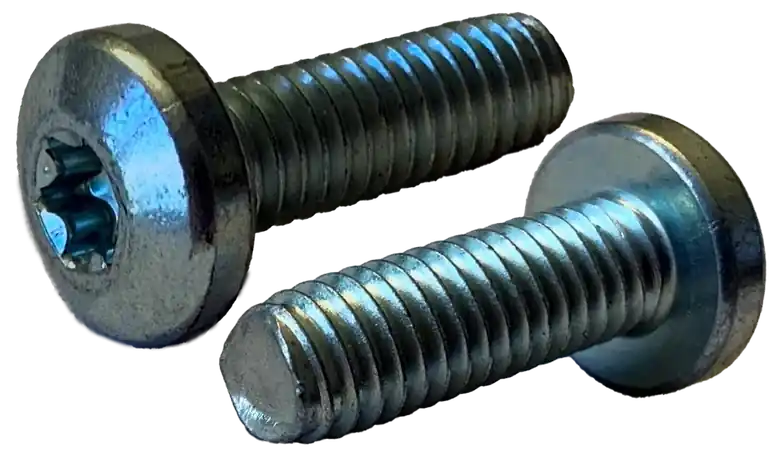 [10000 BULK] Thread Rolling Screws Torx Pan Head Steel Zinc & Waxed Tri-Lobe 10-32 X 3/8 Taptite Screws Alternative Clearance