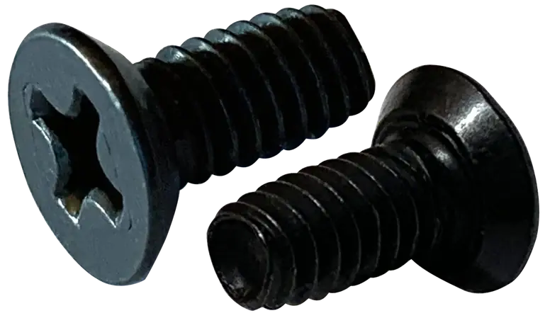 [10000 BULK] Thread Rolling Screws Phillips Flat Undercut Head Steel Black Oxide & Waxed Tri-Lobe 4-40 X 3/16 Taptite Screws Alternative Brand New