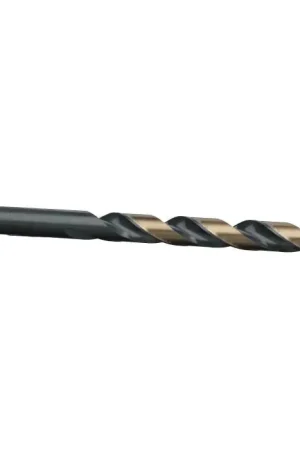 11/32" Mechanics Length Drill Bit HSS Black & Gold Split Point 3-Flat Shank KFDML11/32 (6 / Pkg.) Affordable
