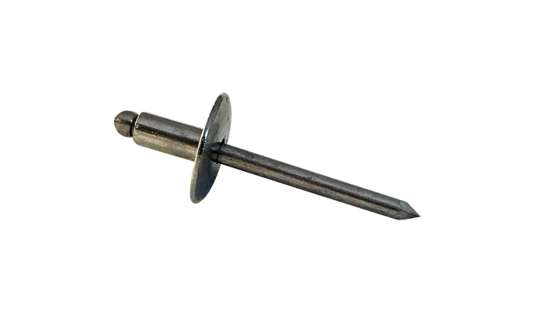 Deal 1/8" X .03-.12" Grip Large Flange Dome Head Blind Rivets Stainless Steel/Stainless Steel (10000 / Pkg.)