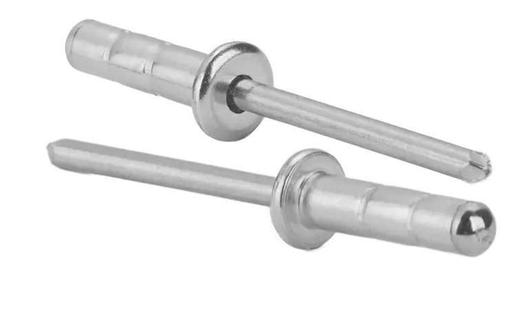 [1500 BULK] Blind Rivets Dome Head Steel/Steel Zinc Plated 1/4 Diameter .37-.50 Grip Buy Today