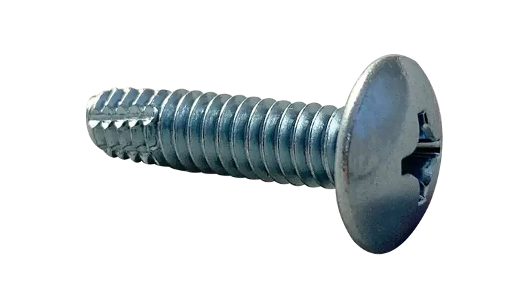 10-32 X 1/2" Type F Thread Cutting Screws Truss Head Phillips Drive Steel Zinc & Bake (7000 / Pkg.) Top Rated