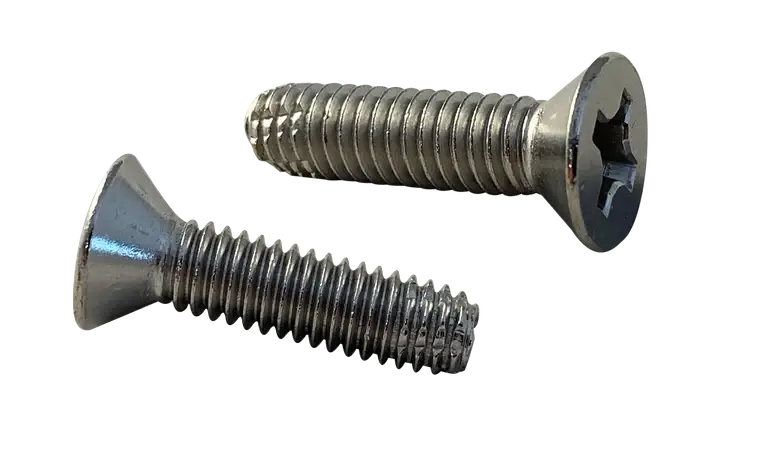 One Day Deal 8-32 X 3/4" Type F Thread Cutting Screws Flat Head Phillips Drive 18/8 Stainless Steel (8000 / Pkg.)