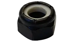 [3000 BULK] NM/NE Nylon Insert Lock Nuts 18/8 Stainless Steel Black Oxide 6-32 Clearance