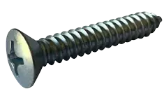 Limited Offer 14 X 1-1/2" Type A Self Tapping Sheet Metal Screws Oval Head Phillips Drive Steel Zinc & Bake (1500/Pkg.)