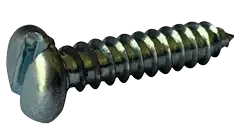 Fan Favorite 4 X 1/4" Type B Self Tapping Sheet Metal Screws Pan Head Slotted Drive Steel Zinc & Bake (10000/Pkg.)