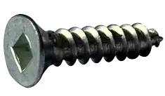 12 X 3/4" Type A Self Tapping Sheet Metal Screws Flat Head Square Drive Steel Zinc & Bake (6000/Pkg.) Cheap