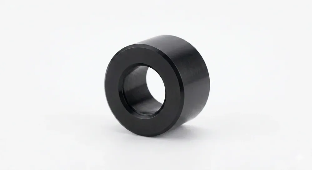 Affordable 3/16" OD X 1/2" Spacers 2 Hole Aluminum Black Anodize (250/Pkg.)