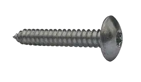 1/4 X 3" Type AB Self Tapping Sheet Metal Screws Truss Head Six Lobe Drive Steel Zinc & Bake (600/Pkg.) Special Offer