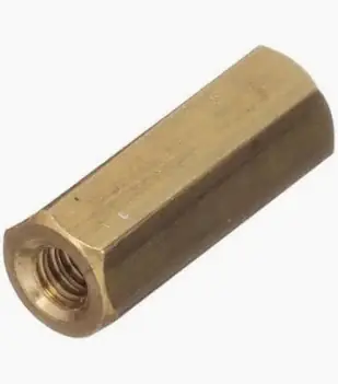 Deal 1/4" AF X 6-32 X 1-5/16" Hex Female-Female Standoffs Gold Iridite Aluminum (250 / Pkg.)