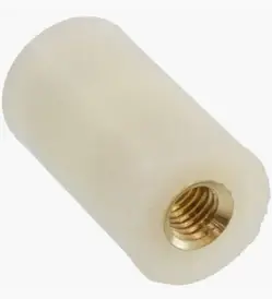 1/4" OD X 6-32 X 1/2" Round Male-Female Standoffs Nylon 6/6 (250 / Pkg.) Popular