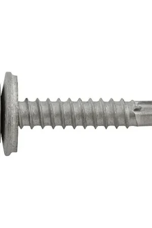 12-14 X 1" DeWalt Self-Drilling Screws Hex Washer Head Point Type 3 Carbon Steel DFSEHL180 (100/Pkg.) Buy Today