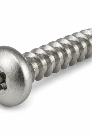 12 X 1-1/2" Tamper Resistant Sheet Metal Screws Button Head Pin-In Six Lobe Drive 18/8 Stainless Steel (100 / Pkg.) Best Price