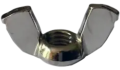 1/4"-20 Wing Nuts Cold Forged Steel Nickel Plated (1500 / Pkg.) New Release