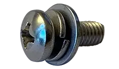 M4-0.7 x 30mm SEMS Machine Screws Phillips Pan Head Split Lock & Flat Washer JIS B1188 18/8 Stainless Steel (1000 / Pkg.) Hot Deal