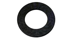 1/4" X 1/2" X .032" Flat Washers Nylon Black (5000 / Pkg.) Bargain