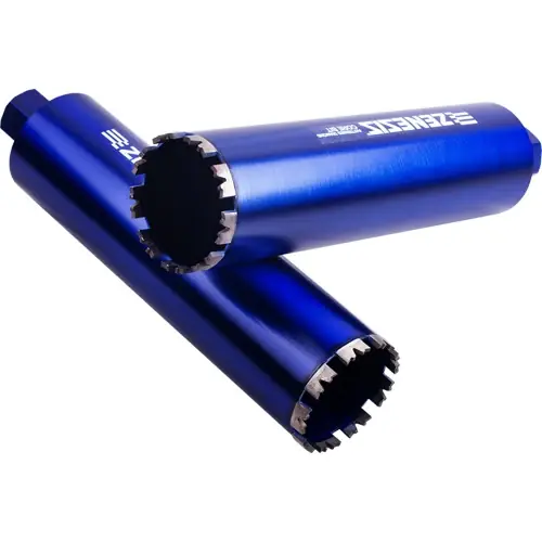 Certified Diamond Vantage 08016JVWHZX4-1 8" x .165 1 1/4-7 Core Bit for Hard Material ZENESIS V SERIES (blue)