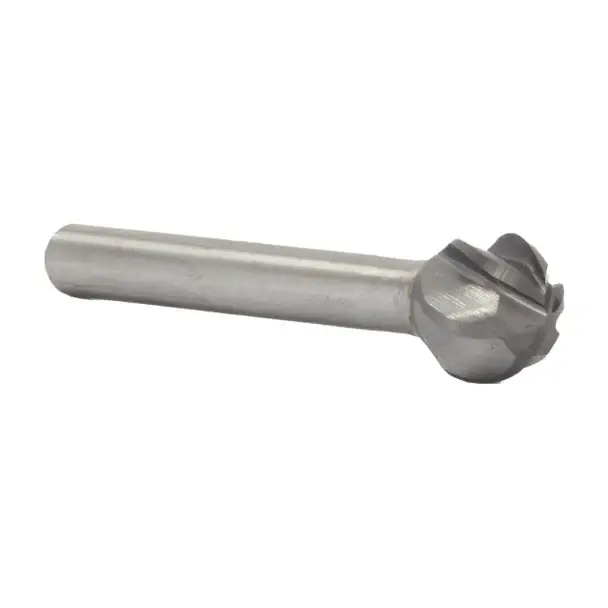 Fresh Stock 5/8" X 9/16" Ball End Carbide Bur for Aluminum Solid Carbide 1/4" Round Shank DULSD6NF