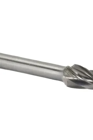 1/2" X 1" Tree Carbide Bur for Aluminum Solid Carbide 1/4" Round Shank DULSF5NF Hassle-Free Returns