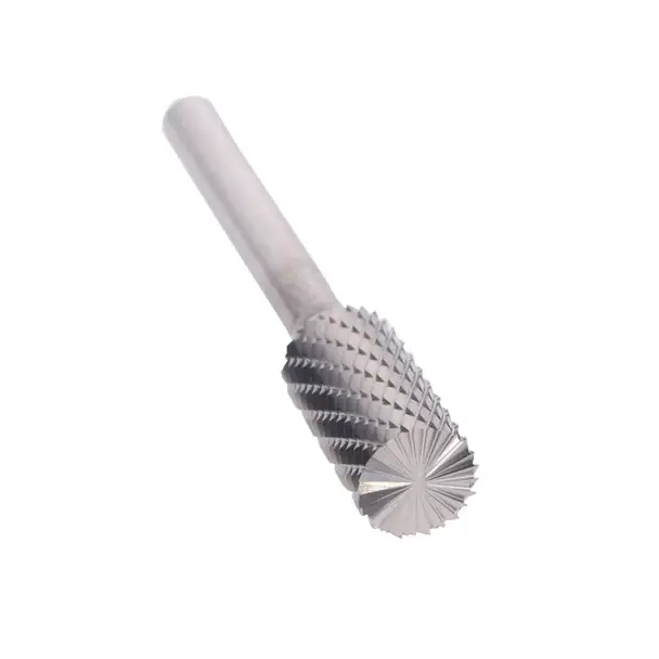 3/8" X 1" Cylindrical End-Cut Double Cut Carbide Bur Solid Carbide 1/4" Round Shank DULSB3A Save Now