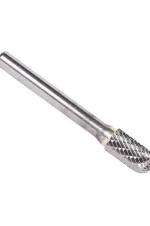 3/16" X 5/8" Cylindrical Radius-End Double Cut Carbide Bur Solid Carbide 1/4" Round Shank DULSC14 Top Rated