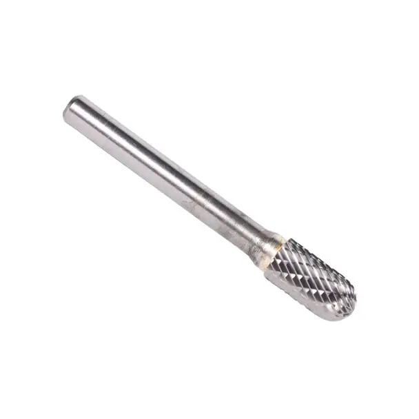 Brand New 1/4" X 1" Cylindrical Radius-End Double Cut Carbide Bur Solid Carbide 1/4" Round Shank DULSC1A