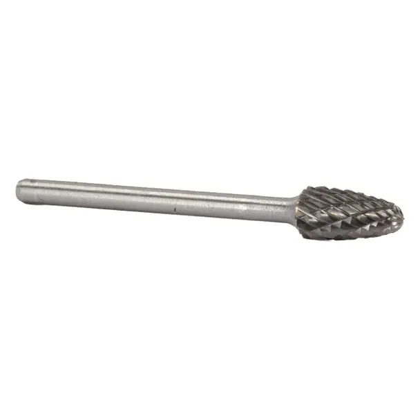 One Day Deal 1/8" X 1/2" Tree Radius End Miniature Carbide Bur Solid Carbide 1/8" Round Shank DULSF42