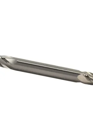1/32" X 1/16" 4 Flute Double End Stub Ball End End Mill Solid Carbide 1/8" Shank MMO1/32-4FDE-ST-BN Brand New