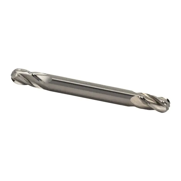 3/16" X 3/8" 4 Flute Double End Stub Ball End End Mill Solid Carbide 3/16" Shank MMO3/16-4FDE-ST-BN Hot Deal