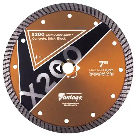 Diamond Vantage 0809UDZBX2-2 8" x 0.095" Diamond Blade for Concrete/Masonry X200 Shop Now