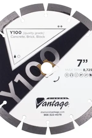 Special Offer Diamond Vantage 0709UDZBY1-2 7" x 0.095" Diamond Blade for Concrete/Masonry Y100