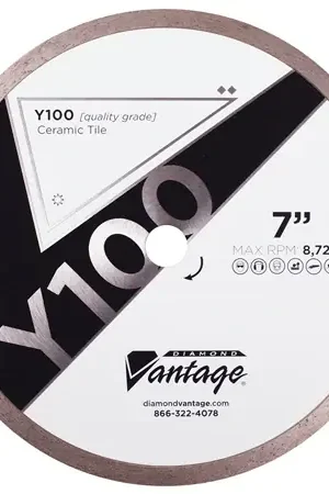 Buy Today Diamond Vantage 4506CTDY2 4.5" x 0.060" Diamond Blade for Tile/Ceramic Y100 GENERAL PURPOSE