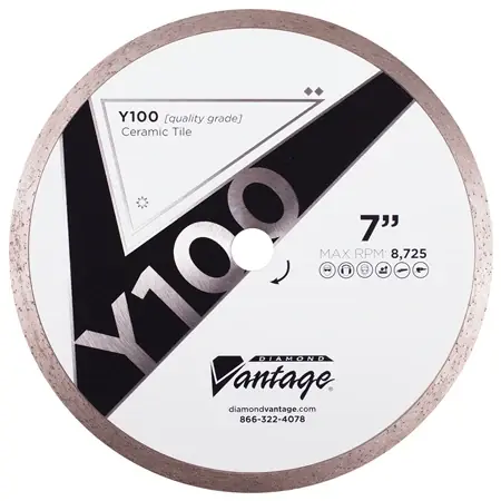 Buy Today Diamond Vantage 4506CTDY2 4.5" x 0.060" Diamond Blade for Tile/Ceramic Y100 GENERAL PURPOSE