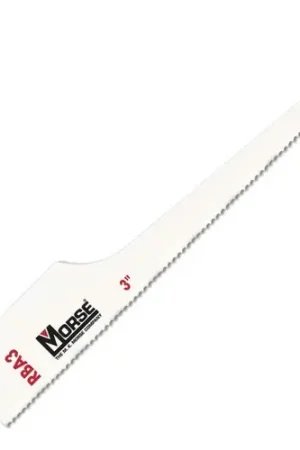 Same Day Shipping 4" 1/2" 24 TPI Air Saw Blade Bi-Metal .025" Thick (25 / Pkg.) MK Morse RBA424T25
