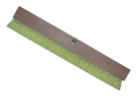 Final Sale Magnolia Brush 5324-PL 24" Cream Poly, without Squeegee Threaded Push Broom Head