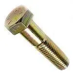 Professional Grade 5/8-18 X 1-1/4" Hex Head Cap Screws USA Made PFC9 Alloy Steel Yellow Zinc (25 / Pkg.)