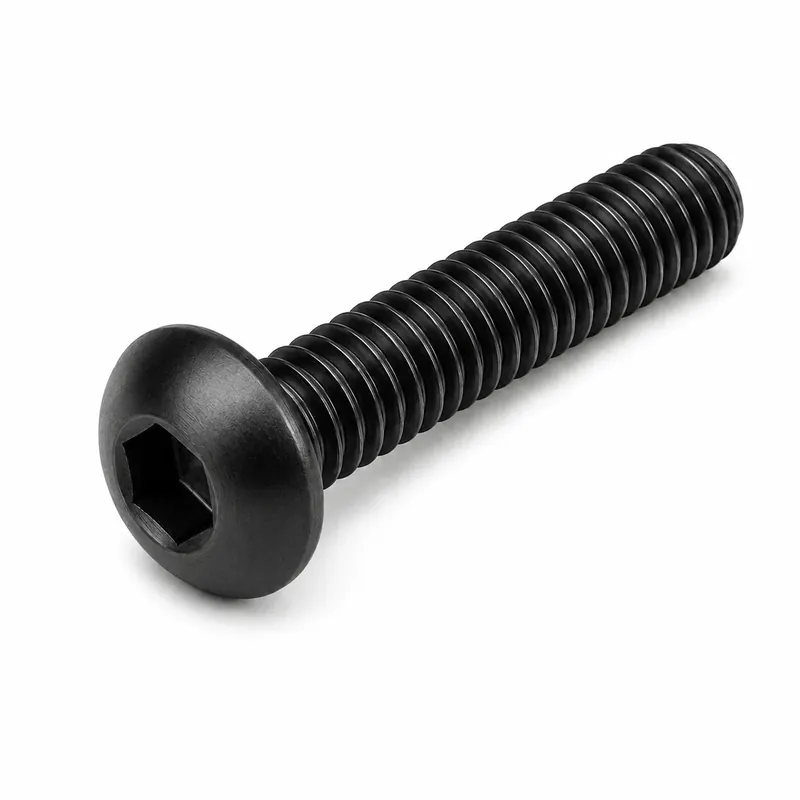 Direct From Factory M10-1.5 X 12mm Socket Cap Screws Button Head Hex Socket Drive Fully Threaded Class 12.9 Alloy Steel Thermal Black Oxide (100 / Pkg.)