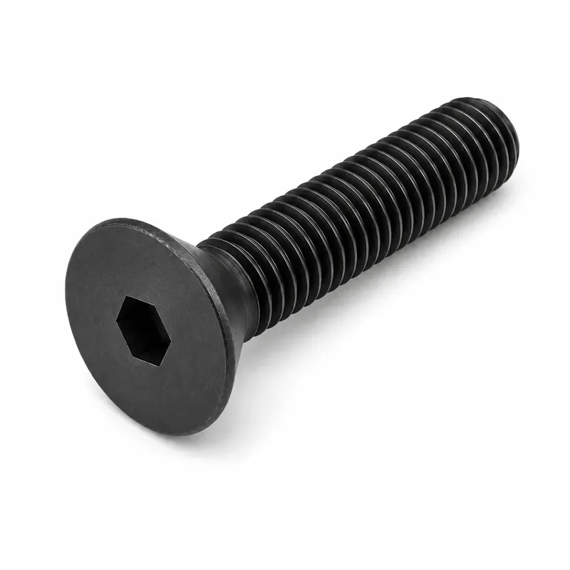 Flash Sale M14-2 X 130mm Socket Cap Screws Flat Head Hex Socket Drive Partially Threaded Class 12.9 Alloy Steel Thermal Black Oxide (25 / Pkg.)