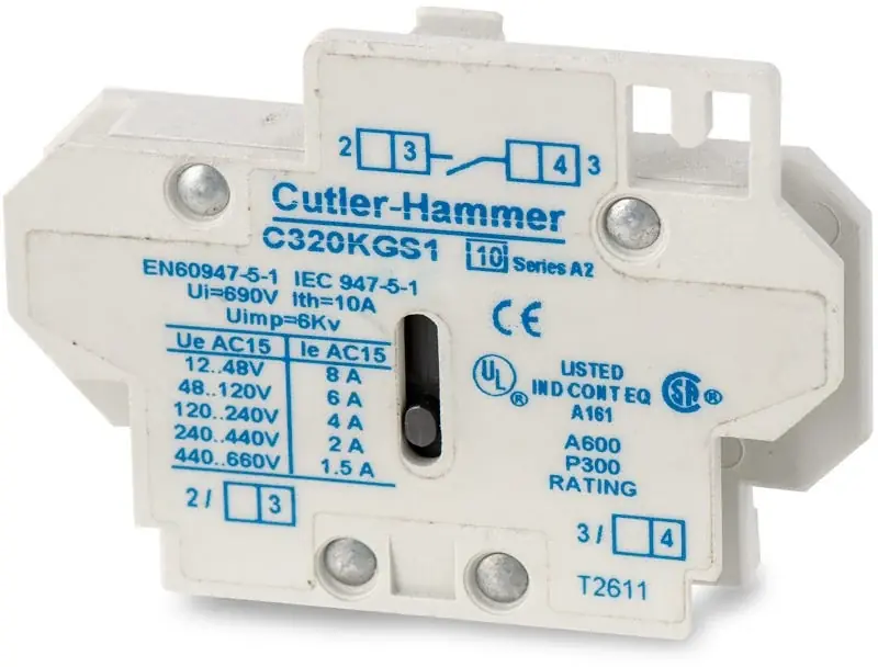 Eaton/Cutler-Hammer C320KGS1 Auxiliary Contact Block Special Discount