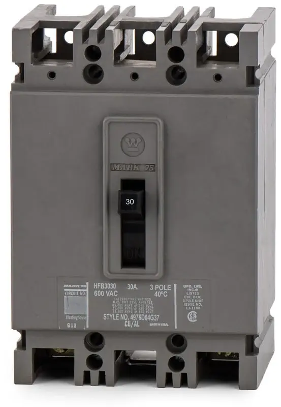 Save Now Eaton / Cutler-Hammer HFB3030 - 30A 3 Pole Molded Case Circuit Breaker