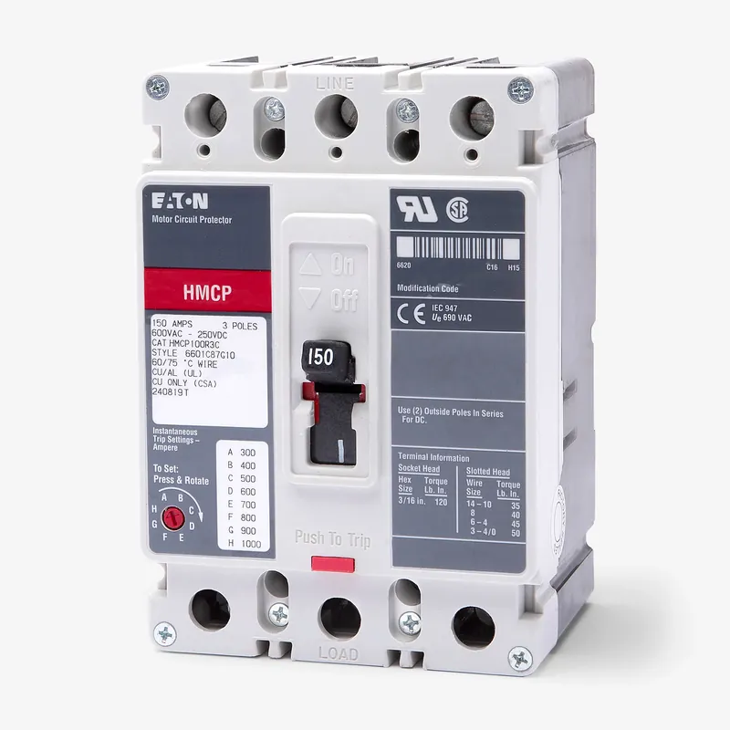 Eaton / Cutler-Hammer HMCP150U4C - 150A 3 Pole Motor Circuit Protector Latest