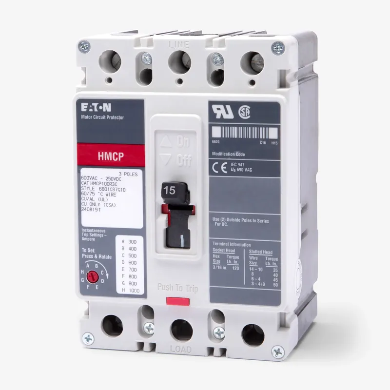 Trending Eaton / Cutler-Hammer HMCPS015E0C - 15A 3 Pole Motor Circuit Protector