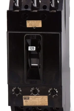 New Arrival Federal Pacific NFJ631125 - 125A 3 Pole Molded Case Circuit Breaker