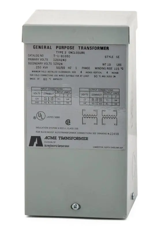 Save Now ACME T-1-81050 Buck-Boost Transformer
