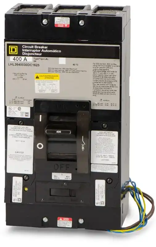 Order Now Square D LHL3640030DC1625 - 400A 3 Pole Molded Case Circuit Breaker