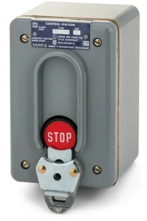 Today Only Schneider Electric 9001BW148 Push Button Control Station